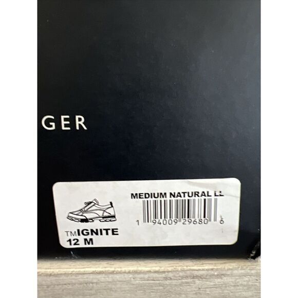 Tommy Hilfiger Men Sz 12 Ignite Shooties Natural/Black Zip Water Resistant SIB - Picture 11 of 11